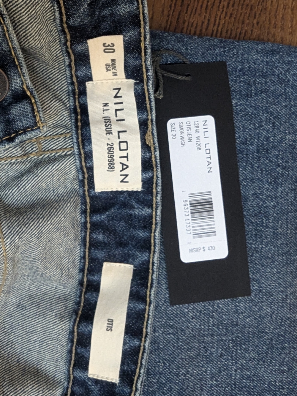 Nili Lotan Otis Jeans - Picture 3 of 4